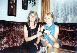 1997. Byla jsem v létě v Klimkovicích a navštívila jsem Vieru u ní doma v Ostravě.