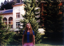 Janské Lázně 1999. Janinka, se kterou jsem byla na pokoji a které dodnes říkám Knechtík z Českých Budějovic. (Foto Irena Fuchsová)